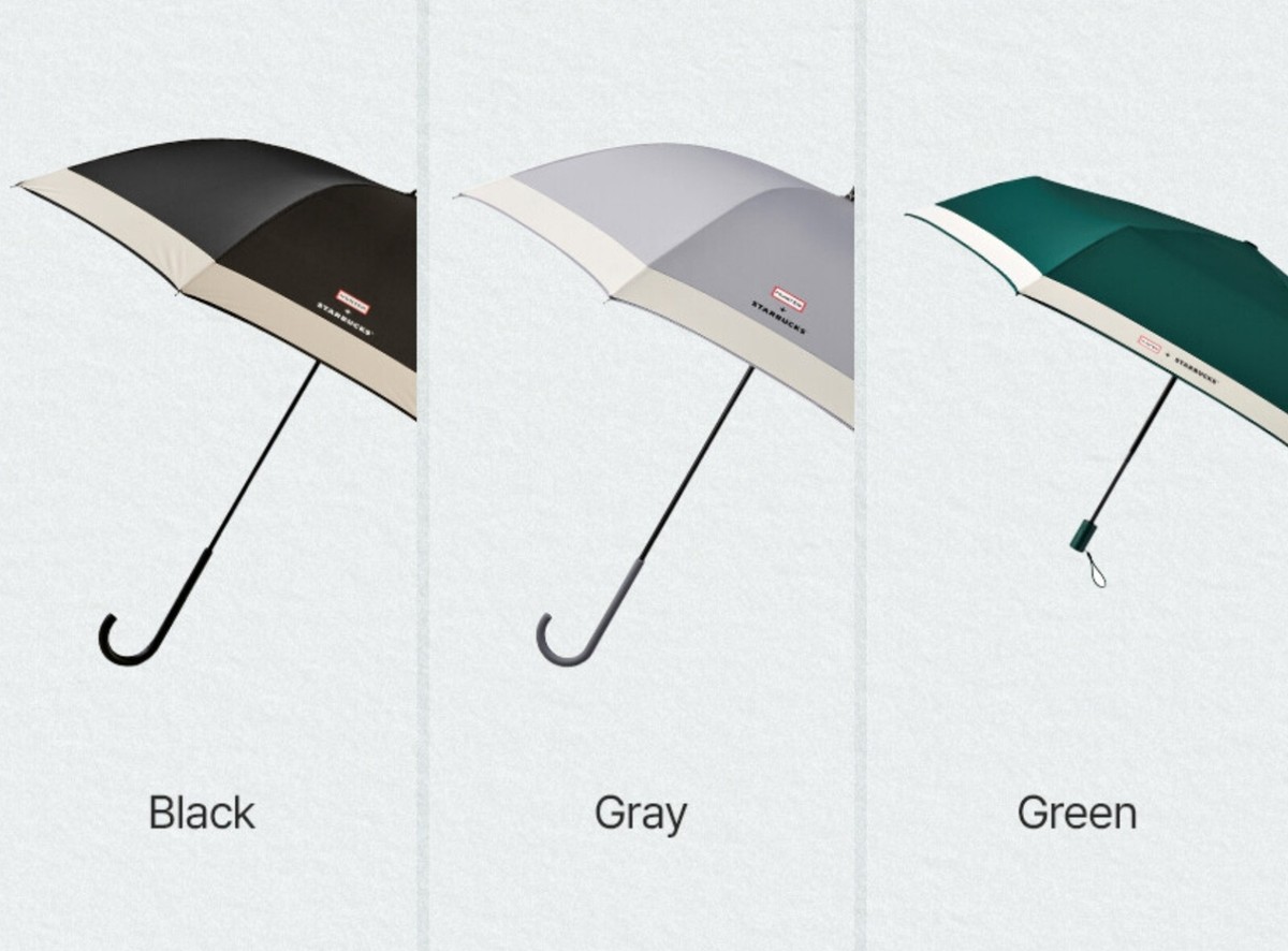 Starbucks KOREA 2024 LIGHT UP LONG carbon UMBRELLA SUMMER e