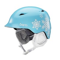 Bern Camina Helmet White Liner Satin Blue Snowflake Small/medium on sale Bern Camina Helmet White Liner Satin Blue Snowflake Small/medium on sale
