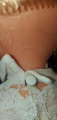 Vintage DOLL Sebino BRIDE vinyl 16" Made in Italy "Alta Moda PAL" Wrist Tag RARE - Picture 4 of 11