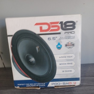 DS18 PRO-SM6.2 6.5'' Slim Motorcycle Midrange Speaker 400W 2 Ohms Water resistant