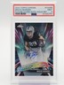 BROCK BOWERS 2024 TOPPS CHROME FUTURE STARS AQUA REF RC AUTO /199 PSA 9 Q6029