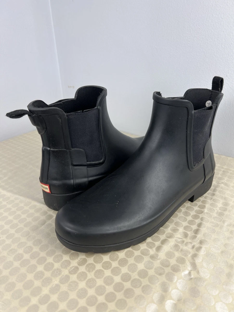 Hunter Chelsea Black Boots for Women for sale | eBay