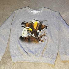 Classic heather gray crewneck sweatshirt