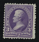 CKStamps: US Stamps Collection Scott#253 3c Jackson Unused Regum