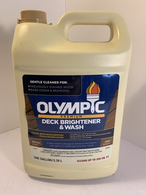 #ad #ad Olympic Premium Deck Brightener amp; Wash 1 Gallon Cleans Brightens Removes M $31.00