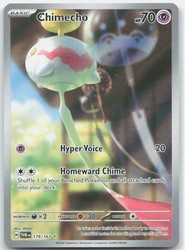 Chimecho 179/167 Twilight Masquerade Illustration Rare Holo