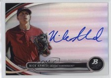 2013 Bowman Platinum Auto Prospects Nick Ahmed #BPAP-NA Auto 07rd