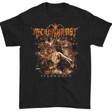 Necrophagist Stabwound Album Heavy Cotton Black T Shirt S-5XL JU1006