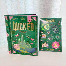 Wicked Movie Emerald City Magic Book Tin Case Korea Edition