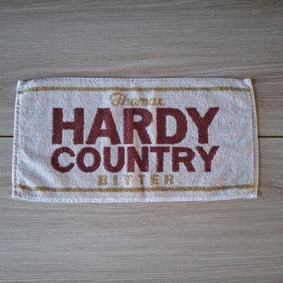 Vintage Thomas Hardy Country Bitter Bier Bar Handtuch 70er Sammlerstück Breweriana
