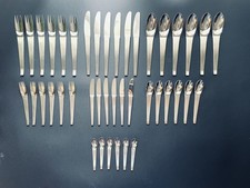 Carl Aubock 1955 Zestaw Komplet 42-częściowy sztućce mod. LUNIK 2060 Morinox