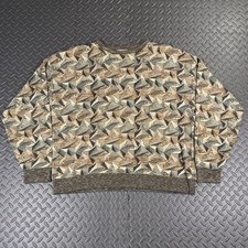 Vintage 90  s Tricot St. Raphael Men  s XL Sweater Knit Geometric Pattern Baggy