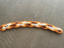 Hand Crocheted Hanger Yarn Vintage Hanger