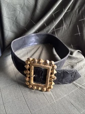 Vintage Christian Lacroix Belt Buckle On Replacement Belt