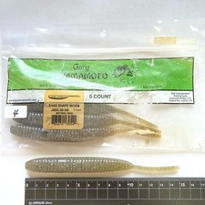 815342 Gary Yamamoto 6 Inch Shad Shape Worm 306 Natural Old Item