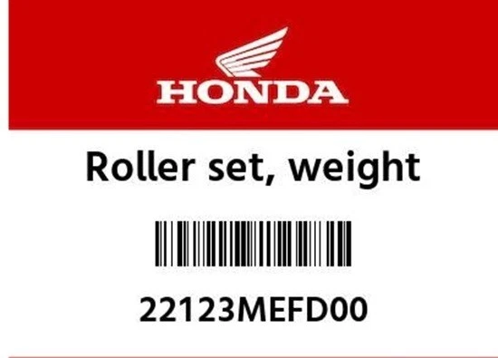 KIT 8 RULLI ORIGINALI HONDA  GR 25 HONDA SWT 400 2009 2010 2011 2012 2013 2014 - Immagine 2 di 3