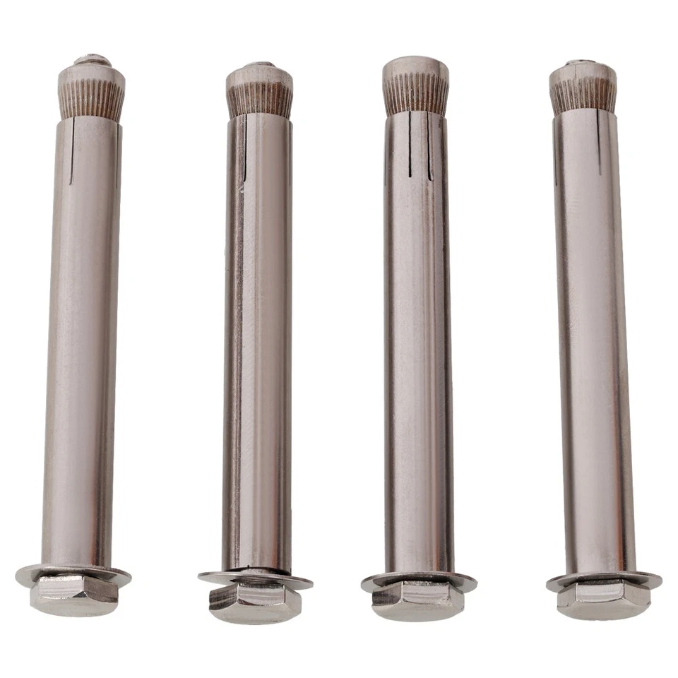 Poste de dossel resistente 8 pés 12 pés aço inoxidável com placa base - Imagem 4 de 4