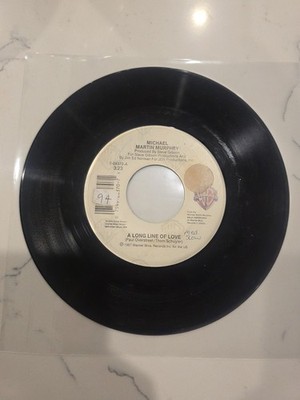 MICHAEL MARTIN MURPHEY-(45)-A LONG LINE OF LOVE/WORLDS APART - WARNER BROS. 1987