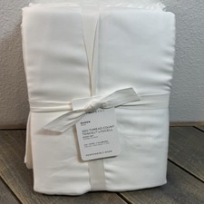 POTTERY BARN 320 THREAD COUNT TENCEL LYOCELL SHEET SET, QUEEN ~ IVORY