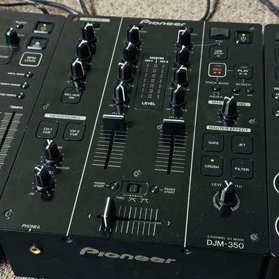 Pioneer CDJ-350 2 Units + DJM-350 DJ Mixer Set Digital Controller