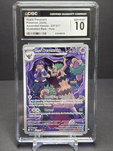 Hop's Trevenant 237/217 Me: Ascended Heroes Holo CGC 10