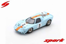 Spark SF248 1/43 MIRAGE M1 #3 VAINQUEUR 1000KM DE PARIS 1967 J. ICKX P. HAWKINS