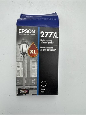 Genuine Epson 277XL High Capacity Black Ink Cartridge T277XL120 Exp 03/23