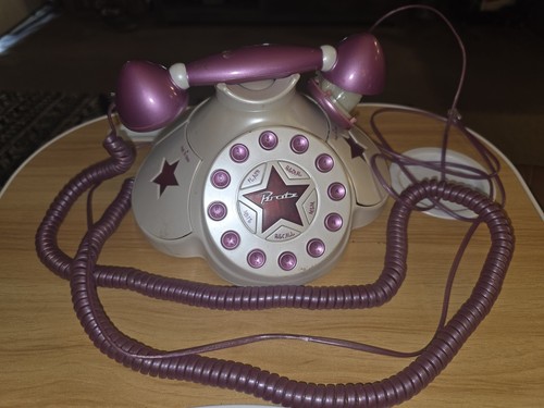 Vintage 2003 Bratz Corded Phone Funkadelic Funk Fashion Landline Y2k Meta Purple
