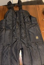 RefrigiWear Insulated Softshell Bib Overalls - Water-Repellent, Wind-Tight,