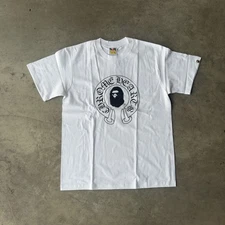 Bape x Chrome Hearts T-Shirt White Size Medium M