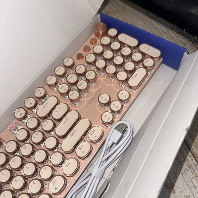 EWEADN V20 Typewriter Style Wireless Mechanical Keyboard - ( Missing F9 Key )