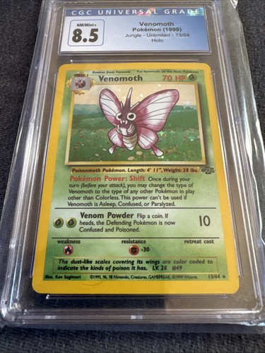 Venomoth (Unlimited) graded CGC 8.5 for sale on eBay