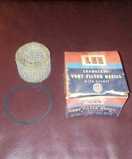 LEE VENT FILTER REFILL WITH GASKET,FORD& MERCURY 54-57 LINCOLN 52-55 MADE IN USA