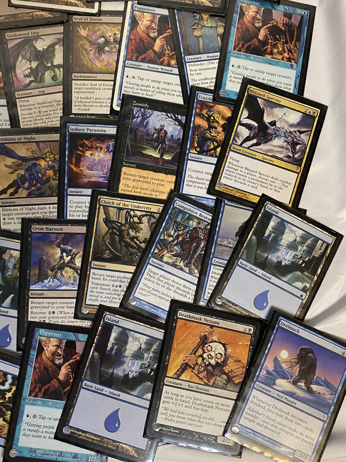 58 Magic Card Magic the Gathering Card Lot Vintage Cards MTG Wizards of the Coast 58 ...