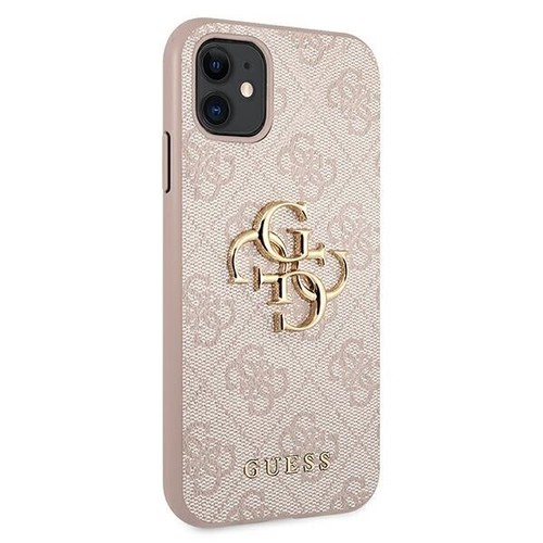 Funda protectora Guess iPhone 11 4G Big Metal Logo rosa - Imagen 3 de 6