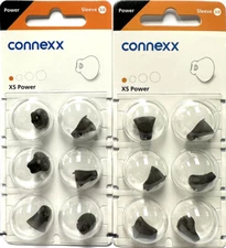2 Pack XS Power Connexx Sleeve 3.0. Fits Signia Rexton Widex Miracle Ear. XSmall