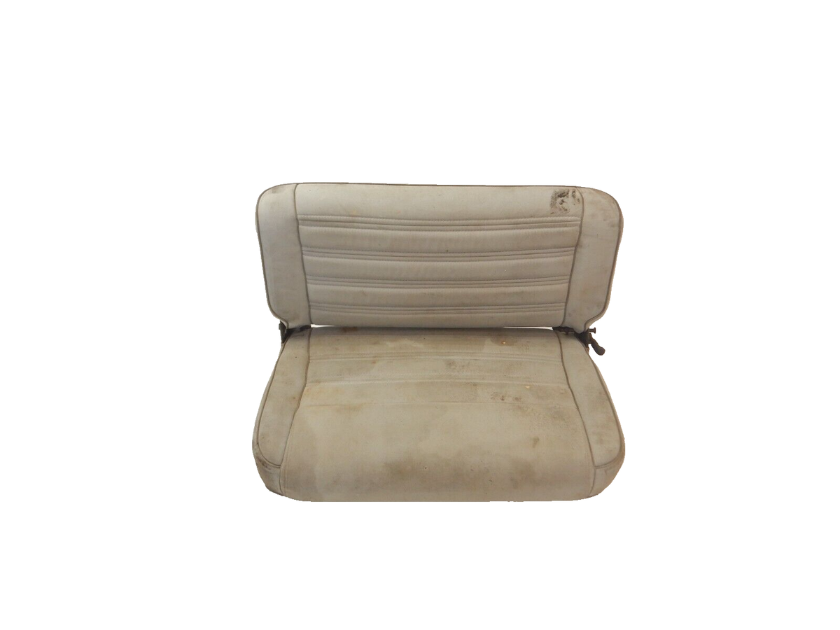 Jeep CJ CJ5 CJ7 CJ8 76-86 OEM Factory Fold Tumble Rear Seat Gray Jeep CJ CJ5 CJ7 CJ8 76-86 OEM Factory Fold Tumble Rear Seat Gray
