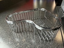 Ginger 505L/PC Polished Chrome Splashables Large Wire Shower Corner Basket