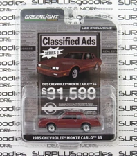 2024 Greenlight LBE Exclusive Classified Ads R3: 1985 CHEVROLET MONTE CARLO SS M