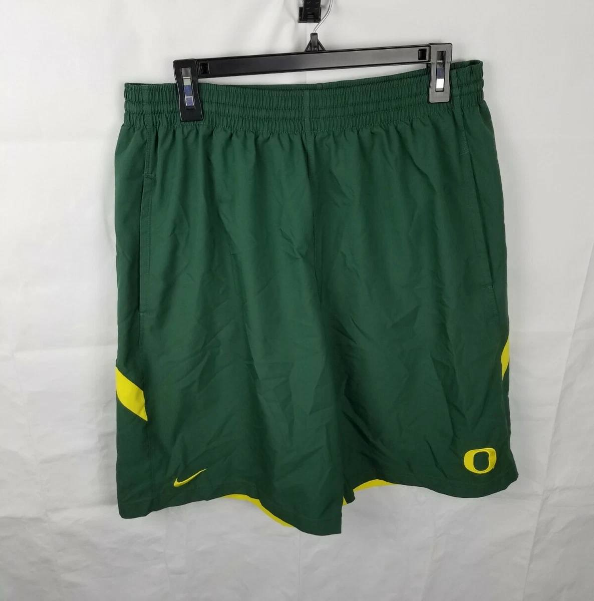 Green and yellow nike best sale shorts