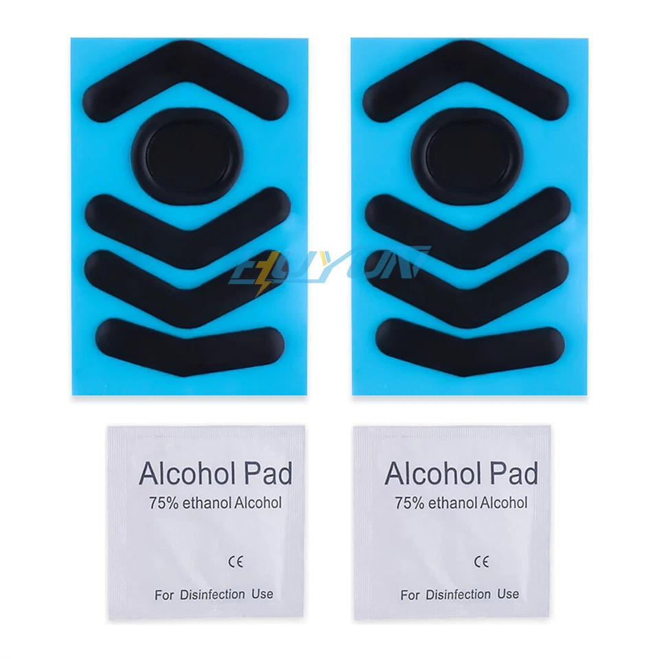 2 Sets New Black Rounded Curved Edges Mouse Feet Skates for Logitech G604 Mouse - Image 2 of 4