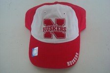 NEBRASKA CORNHUSKERS   BEACH GOLF STRAPBACK  DEADSTOCK HAT CAP VINTAGE H1