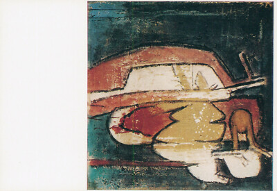 AK Kunst, Roberto Matta, Architekt, Bildhauer, Maler, Museum des 20. Jahrh. Wien