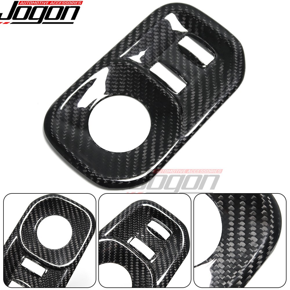 For Dodge Ram 1500 TRX Rebel Off-Road 2019+ Carbon Headlight Switch Button Trim - Picture 4 of 9