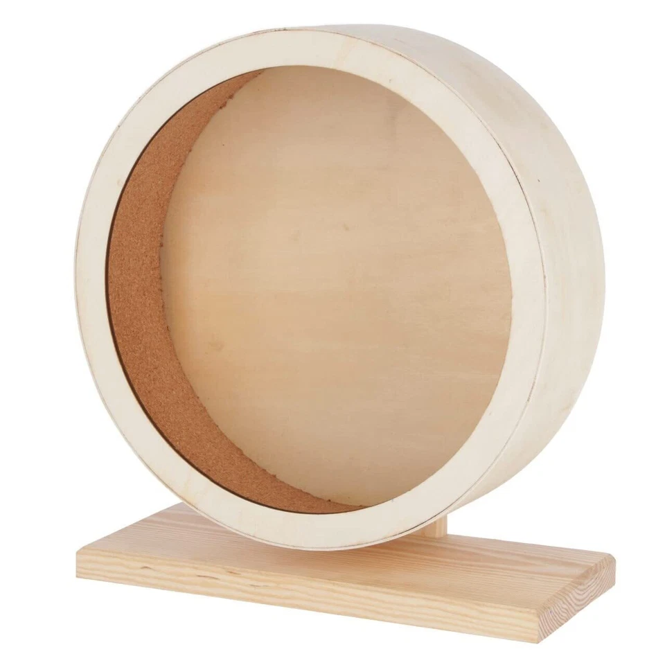 Kerbl Hamsterlaufrad Material Holz Durchmesser 22 cm Lauffläche aus Kork gesc... - Bild 2 von 4