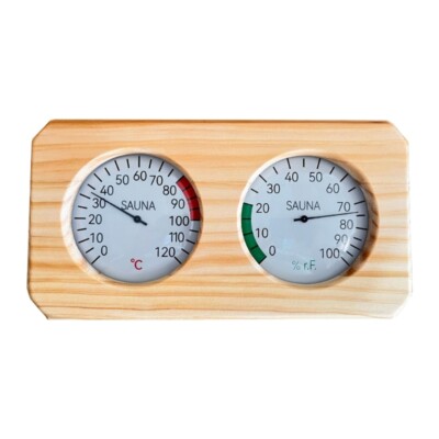 Temperature & Humidity Meter Durable Thermometer Hygrometer for Sauna Rooms