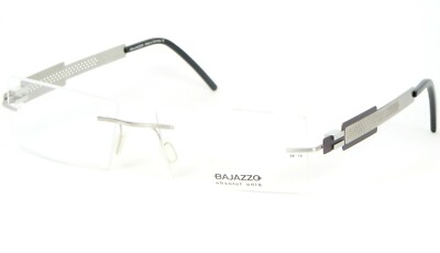 BAJAZZO absolut uniq LINE H2 SILVER /EGGPLANT EYEGLASSES GLASSES 54-16-140mm