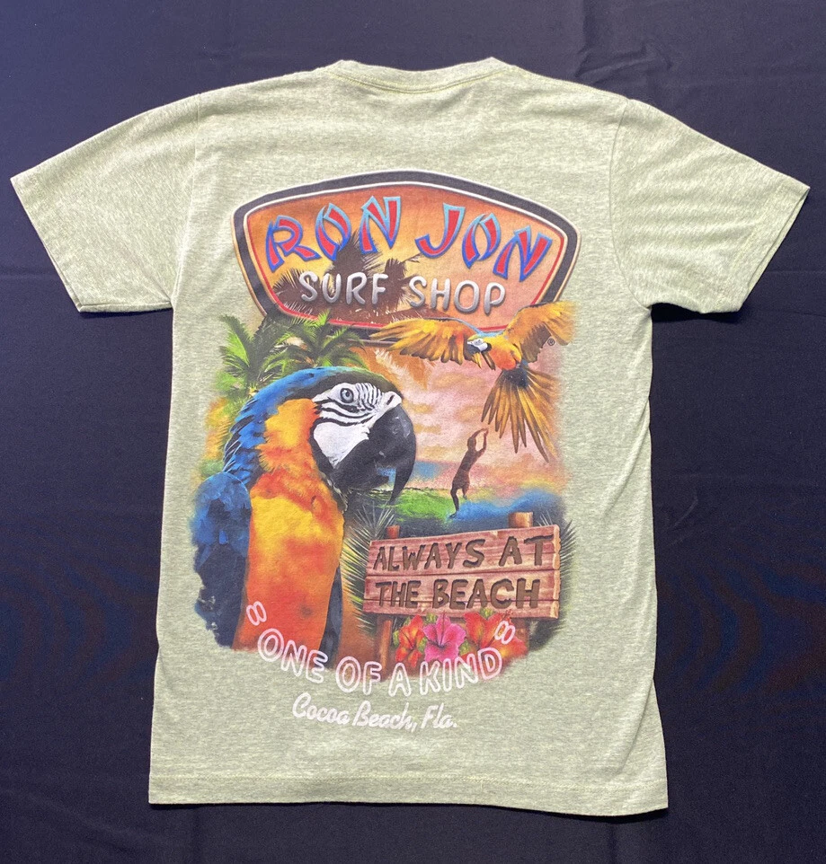 Ron Jon Surf Shop Shirt Small Cocoa Beach FL One of a Kind Short Slv