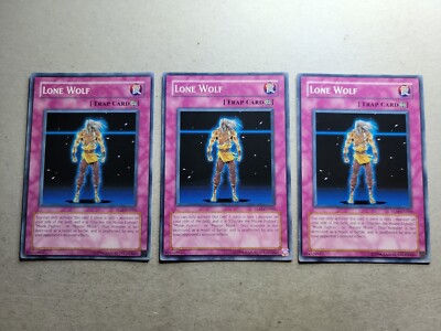 3x Lone Wolf - TLM-EN060 - Unlimited - YuGiOh-LP 