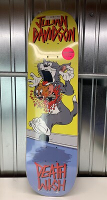 Deathwish Julian Davidson Deathtoons Skateboard Deck NEW FREE GIFT